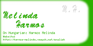 melinda harmos business card